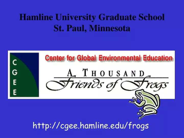 hamline university graduate school st paul minnesota