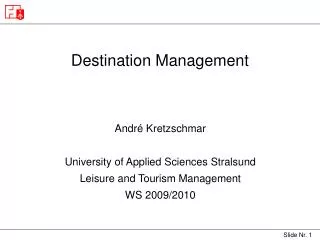 Destination Management