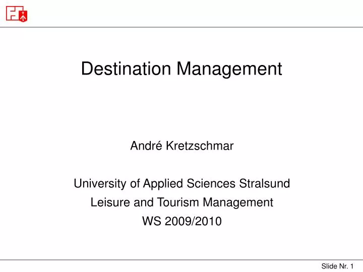 destination management