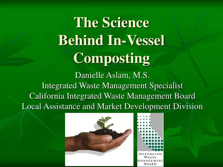 the science behind in vessel composting