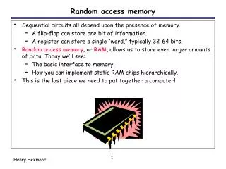Random access memory