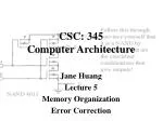 CSC: 345 Computer Architecture - slide 1