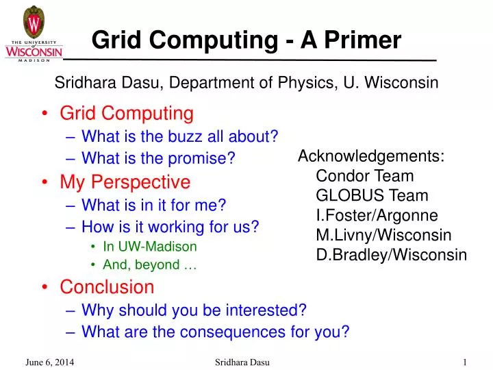 grid computing a primer