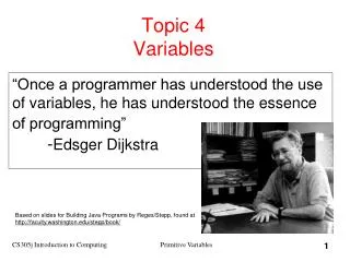 Topic 4 Variables