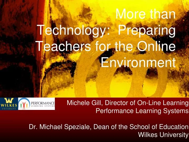 more than technology preparing teachers for the online environment