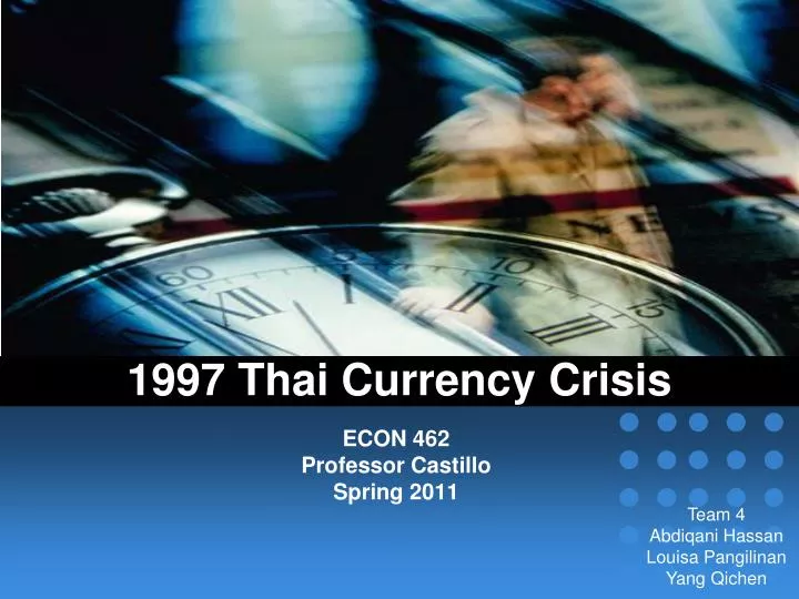 1997 thai currency crisis