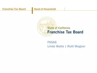 Franchise Tax Board
