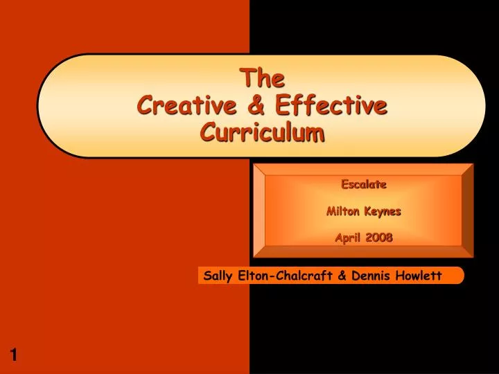 the creative effective curriculum