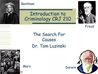 Introduction to Criminology CRJ 210