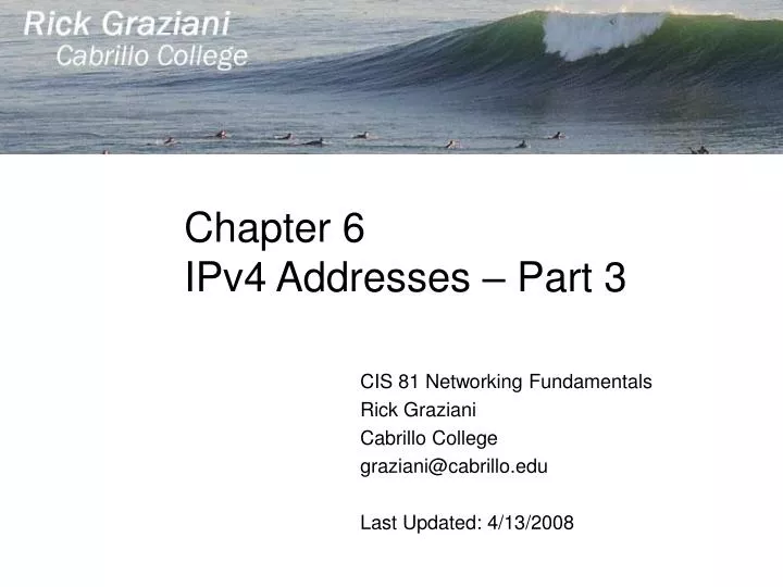 chapter 6 ipv4 addresses part 3