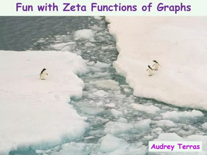 fun with zeta functions of graphs