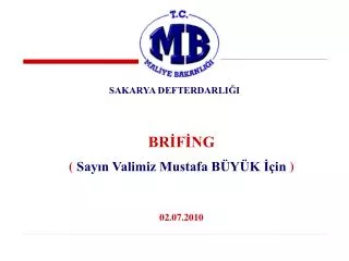 SAKARYA DEFTERDARLIĞI