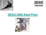 zego 2065 steel fixer - slide 1