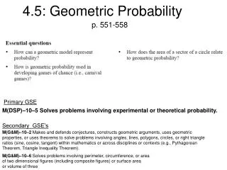 4.5: Geometric Probability