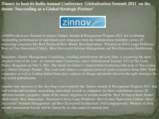zinnov to host its india annual conference 'globalization su