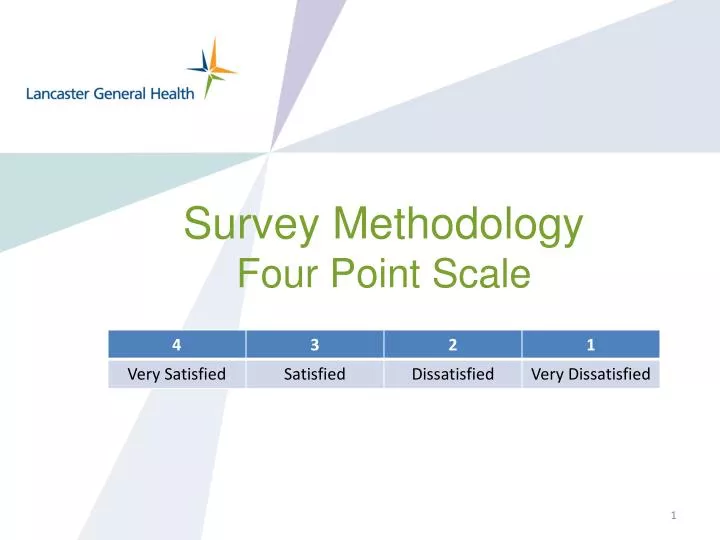 survey methodology four point scale