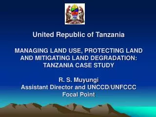 OUTLINE Introduction The Strategy on Urgent Action to 	Combat the Degradation of Land 	and 	Conserve Water catchmen