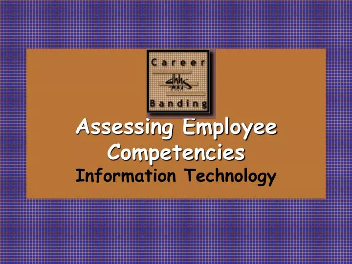 assessing employee competencies information technology