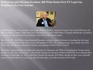 retired intrepid museum president, bill white books first ny