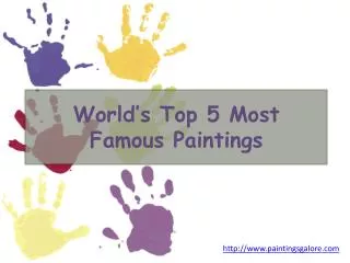 world's top 5 most famous paintings