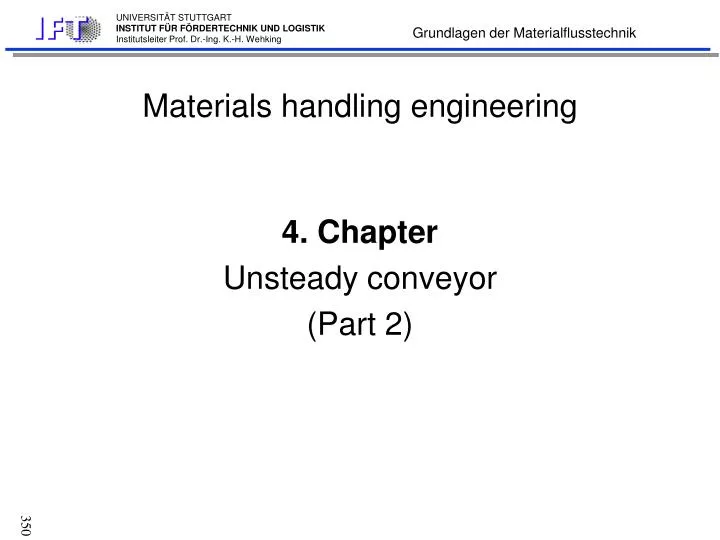 materials handling engineering