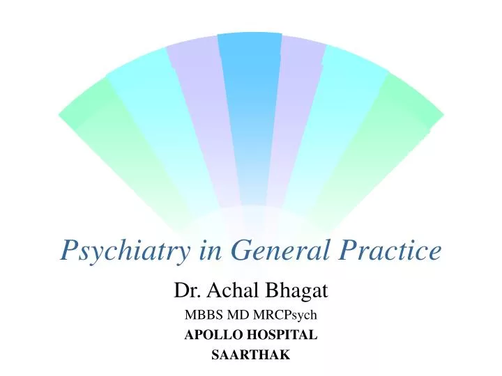 psychiatry in general practice