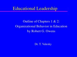Educational Leadership