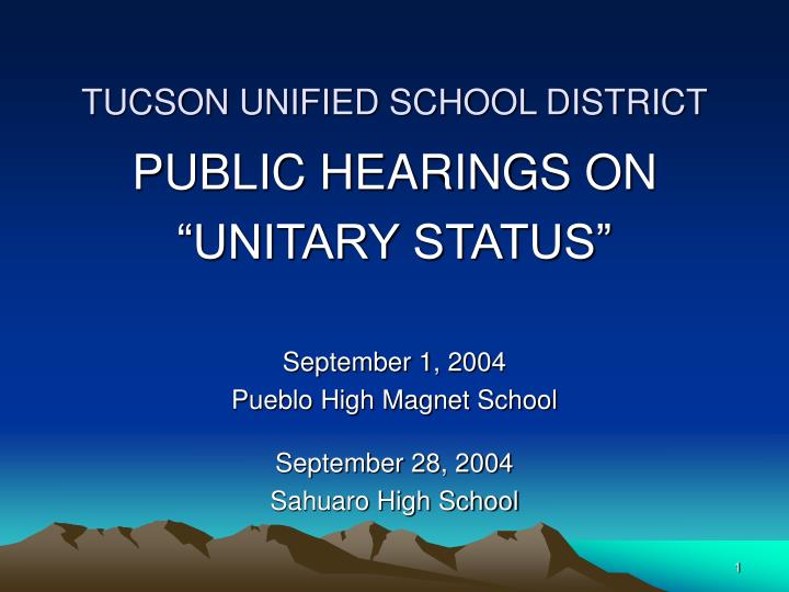tucson unified school district