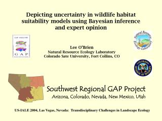 Depicting uncertainty in wildlife habitat suitability models using Bayesian inference and expert opinion
