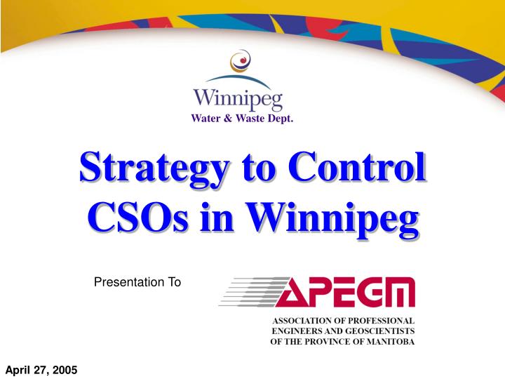 strategy to control csos in winnipeg