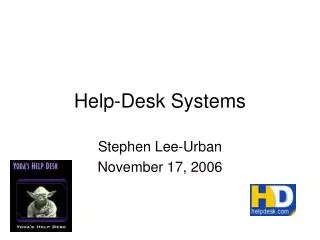 Help-Desk Systems