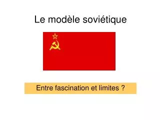 le mod le sovi tique