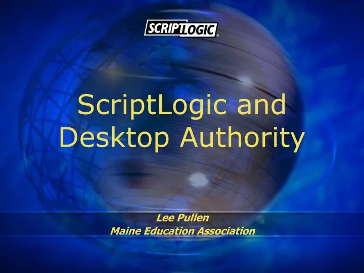 scriptlogic and desktop authority
