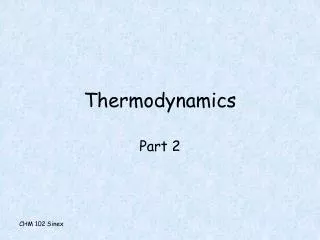 thermodynamics