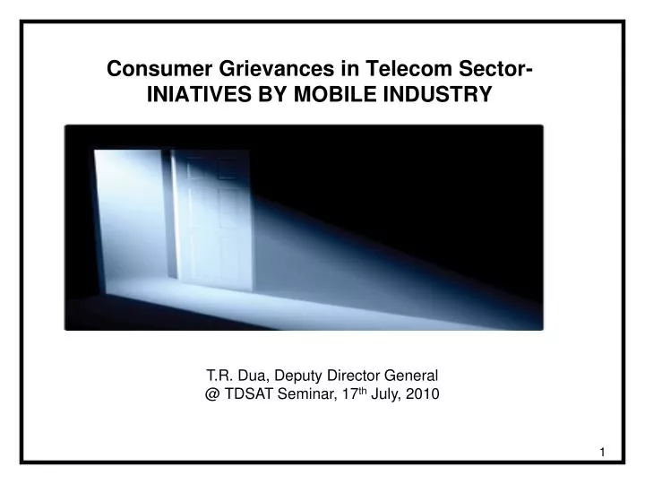 consumer grievances in telecom sector iniatives by mobile industry