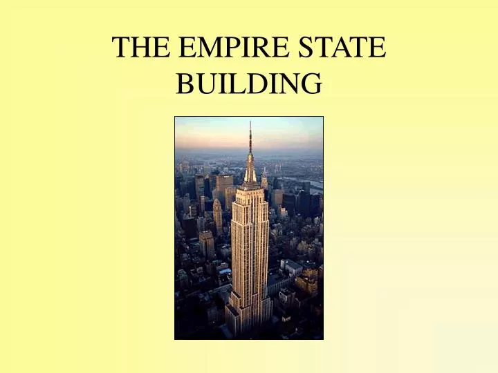 the empire state building