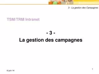 tsm trm intranet