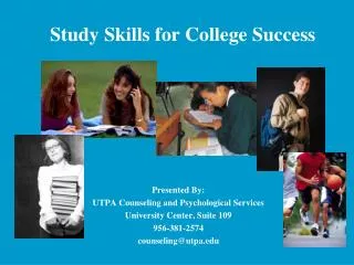 Study Skills for College Success