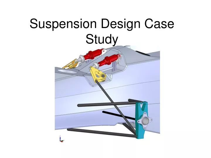 suspension design case study