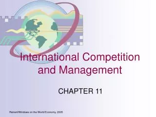 International Competition and Management