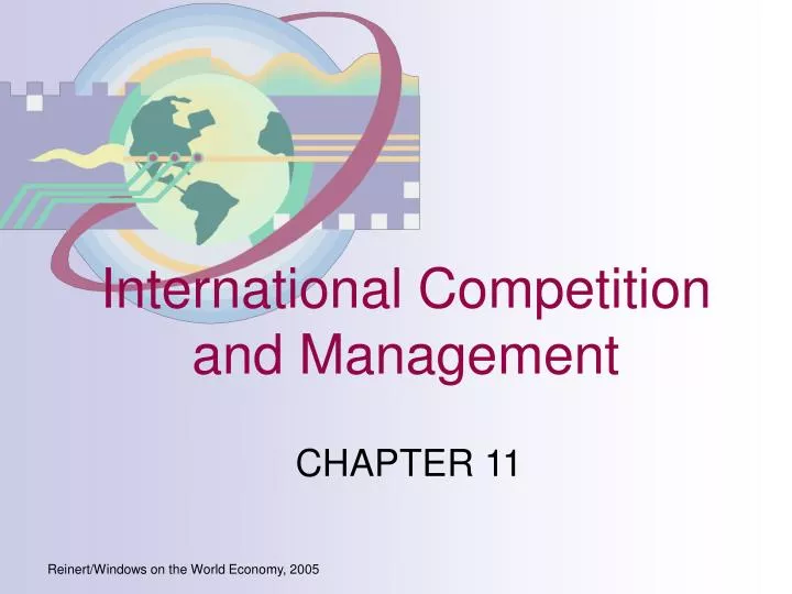 international competition and management