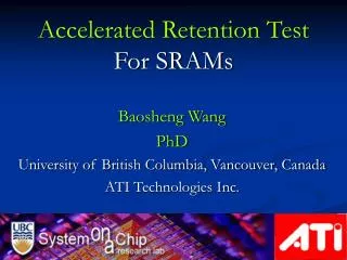 Accelerated Retention Test For SRAMs