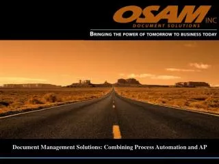 document management solutions: combining process automation