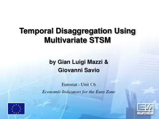 Temporal Disaggregation Using Multivariate STSM
