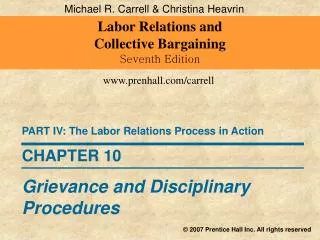 Labor Relations and Collective Bargaining Seventh Edition