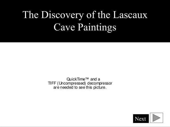 the discovery of the lascaux cave paintings