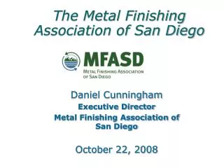 The Metal Finishing Association of San Diego