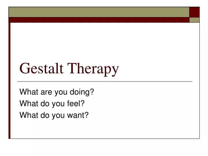 gestalt therapy