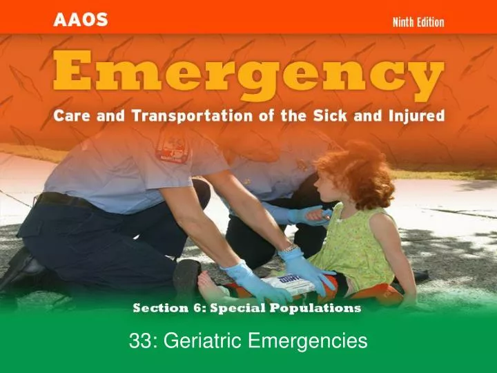 33 geriatric emergencies