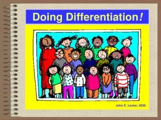 Doing Differentiation !